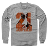 Mens Long Sleeve Heather Gray
