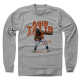 Mens Long Sleeve Heather Gray