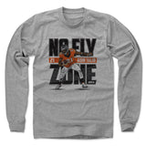 Mens Long Sleeve Heather Gray