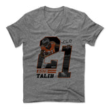 Mens Men's V-Neck Heather Gray