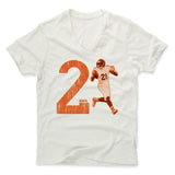 Mens Men's V-Neck Ivory
