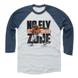 Mens Baseball T-Shirt Indigo / Ash