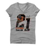 Womens Women's V-Neck Athletic Gray