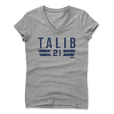 Womens Women's V-Neck Athletic Gray