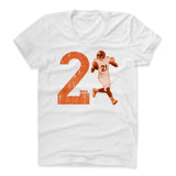 Womens Women's Scoop Neck White