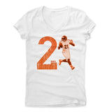 Womens Women's V-Neck White